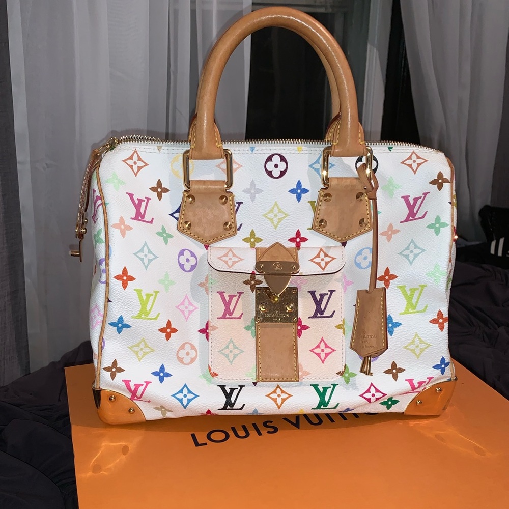 Louis Vuitton multicolor speedy 30